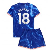 Maglie da calcio Chelsea Christopher Nkunku #18 Prima Maglia Bambino 2024-25 Manica Corta (+ Pantaloni corti)